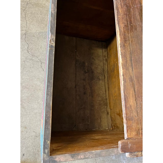 Mid 19th Century Mid 19th Century Painted Trunk For Sale - Image 5 of 12