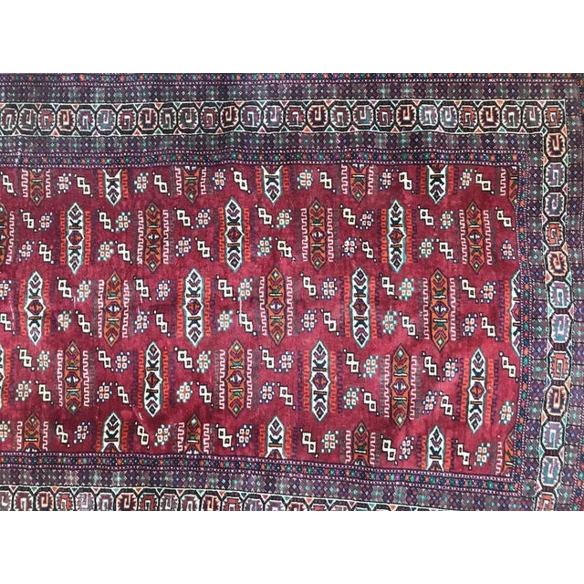 Vintage Tekke Turkmen Boukhara Back For Sale - Image 3 of 16