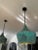 Verdigris Copper Asian Modern Pendant Light Large For Sale - Image 4 of 7