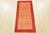 Contemporary Gabbeh Rug 2’3” X 4’6” Rust Wool Contemporary Hand-Knotted Carpet For Sale - Image 3 of 10