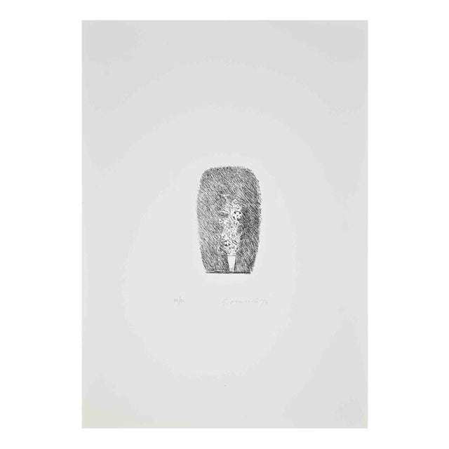 Giovanni Omiccioli, Still Life, Etching, 1974 For Sale