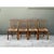 Mid-Century Modern Vintage Bamboo-Style Wood and Cane Chairs - Set of 4 For Sale - Image 3 of 14