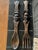 1960s 1960s Mid-Century Spanish Revival Oversized Hand-Carved Wood Fork & Spoon Wall Decor - Pair For Sale - Image 5 of 8