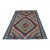1960s Vintage Oushak Rug Handmade Turkish Kilim Rug - 6′1″ X 9′ For Sale