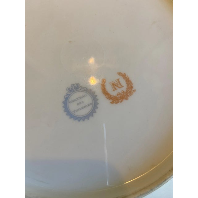 Mid 19th Century Antique Napoleon Portrait Porcelain Plate With Markings For Sale - Image 5 of 8