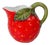 Vintage Italian Majolica Jug in the Shape of a Strawberry in the style of Italica Ars, 1970s For Sale