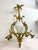 Large Antique Ornate Louis XV Dore Bronze French Ceiling Chandelier Fixture For Sale - Image 4 of 15