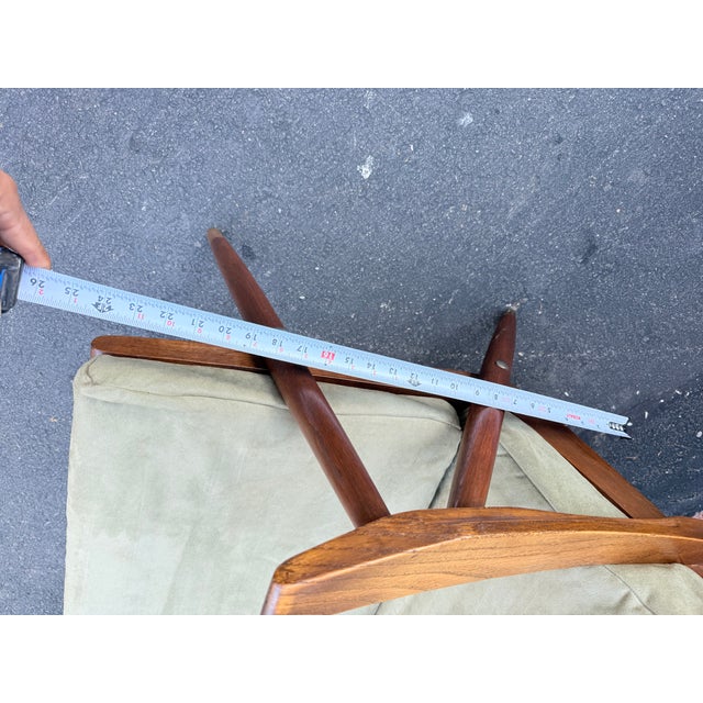 Mid Century Wooden Lounge Chair For Sale - Image 18 of 18