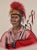Portraiture Tah-Ro-Hon, an Ioway Warrior: Original Hand-Colored McKenney & Hall Lithograph, 1848 For Sale - Image 3 of 6