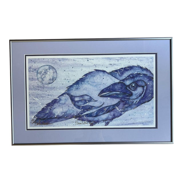 Karla Morreira "Odin's Witness" Signed Limited Edition Raven Art Print - 104/500 For Sale