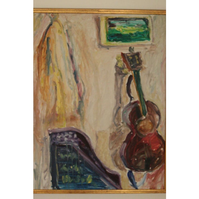Leif Larsson, Violin, 1972, Oil on Canvas, Framed For Sale - Image 12 of 18