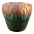 Vintage Majolica Jardiniere Art Deco "Sun & Moon" C1920s 10" Diameter X 9" Tall For Sale