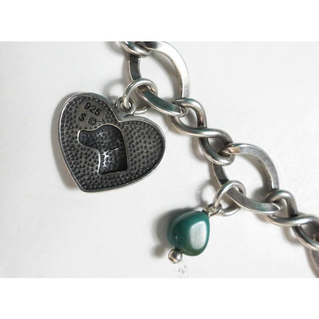 Late 20th Century Contemporary Sterling Bracelets Dog Charms - A Pair For Sale - Image 5 of 6