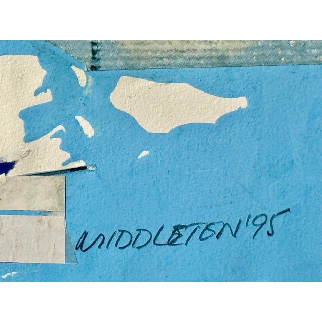 Paper Sam Middleton, Untitled 95, Collage on Paper For Sale - Image 7 of 8
