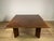 Vintage Square Walnut Table, 1960s For Sale - Image 9 of 9