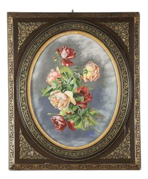 Flower Subject, 20th Century, Mixed Media on Paper