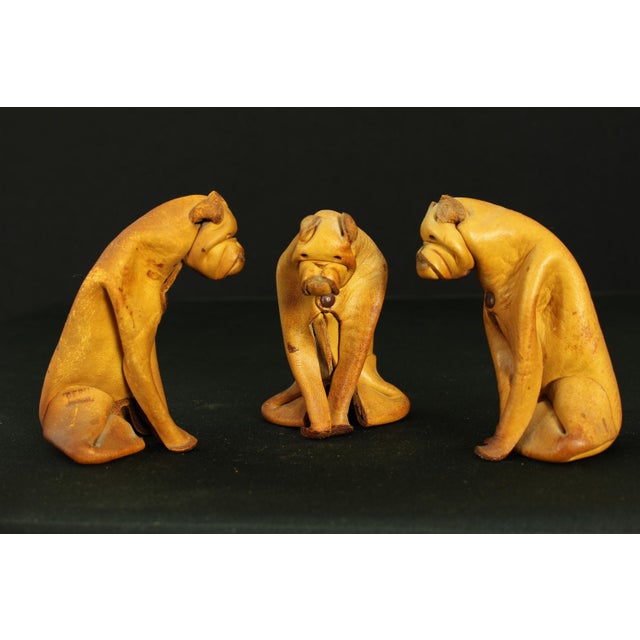 Deru Leather Crafted Animals, Germany, 1960s , Set of 9 For Sale - Image 4 of 18