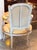 Wood 19th Century French Armchairs With Carved and Painted Frames For Sale - Image 7 of 10