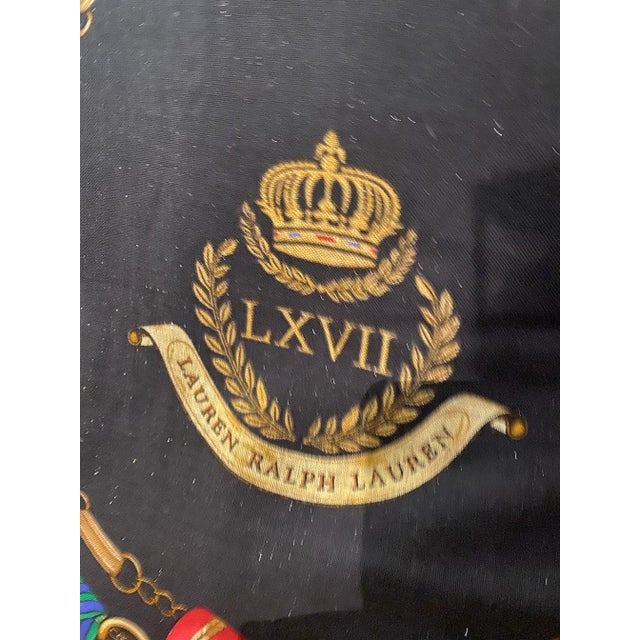 Late 20th Century Ralph Lauren Attributed Custom Equestrian Oversized Throw Pillow For Sale - Image 5 of 6