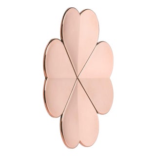 Lucky Pink Burnished Brass Single Coat Hook by Richard Hutten For Sale