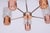 Mid-Century Chandelier in Chrome, Steel, Copper and Glass, Czech, 1960s For Sale - Image 6 of 10