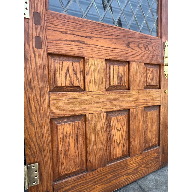 1920s European Storybook/Cottage Style Oversized Front Door For Sale - Image 4 of 12