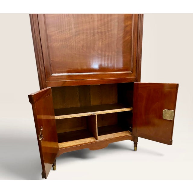 Wood Louis XVI Mahogany Secrétaire À Abattant, Stamped J. Canabas, Jme, 18th Century For Sale - Image 7 of 14