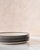 Set of 8 Minimalist "Variation 3 Dé" Breakfast Plates by Ann Demeulemeester for Serax, in White Glazed Porcelain With Organic Black Border For Sale In Baltimore - Image 6 of 11