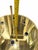 Brass Late 20th Century Italian Regency Brass Beveled Glass 6-Light Flush Mount For Sale - Image 8 of 9