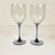 1970s Vintage Hollywood Regency Chippendale Lavender Cut to Clear Wine Glasses - Set of 8. For Sale - Image 9 of 10