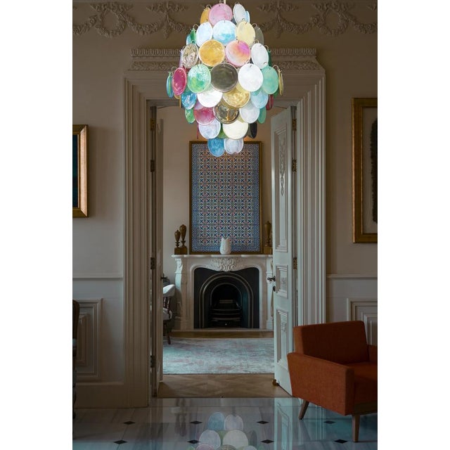 Vintage Italian Murano Chandeliers, 2000s, Set of 2 For Sale - Image 9 of 18