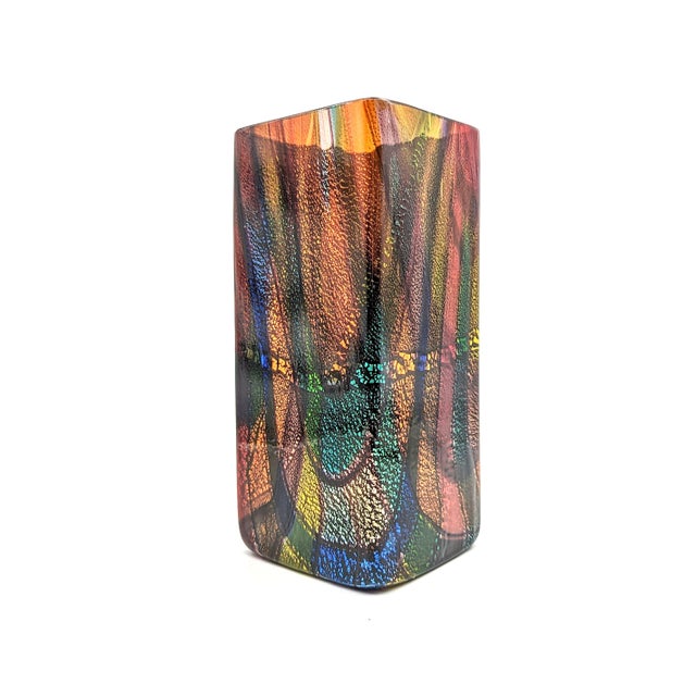 Blue Murano Glass Vase by Ercole Barovier for Barovier & Toso, 1960s For Sale - Image 8 of 8