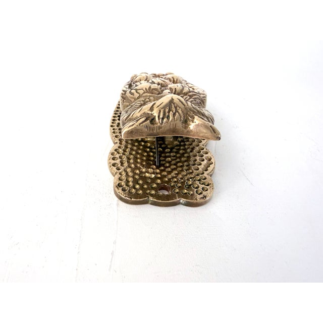 Vintage Brass Owl Wall Clip For Sale In Houston - Image 6 of 9