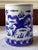 Antique/VTG Chinese Porcelain Brush Pot, Chinese Dragon Pot/ Vase, Qianlong Mark For Sale - Image 9 of 10