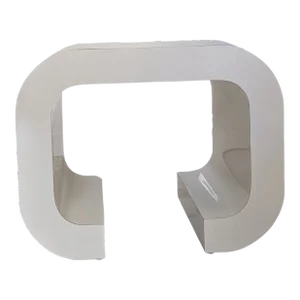 1980s Postmodern Laminate Side Table