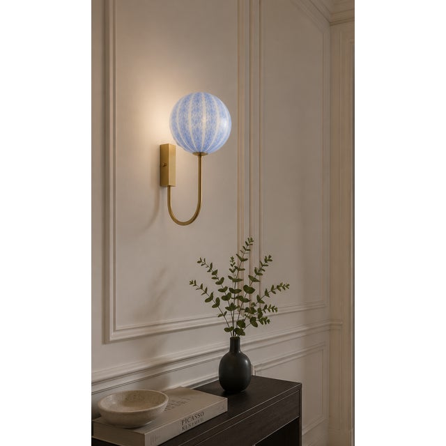 Blue Tulipano 20 Wall Lamp from La Murrina, 1990s For Sale - Image 4 of 18