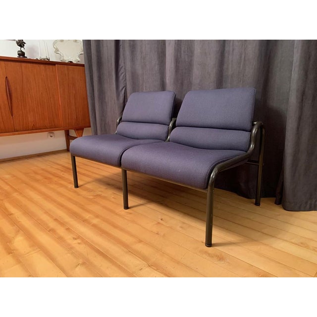 G30 sofa by Martin Stoll from 1985. In original and very good condition. Minor, superficial abrasions on the metal frame....