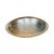 56” Large Oval Etched Brass Hammered Tray With Scalloped Edge For Sale - Image 12 of 12