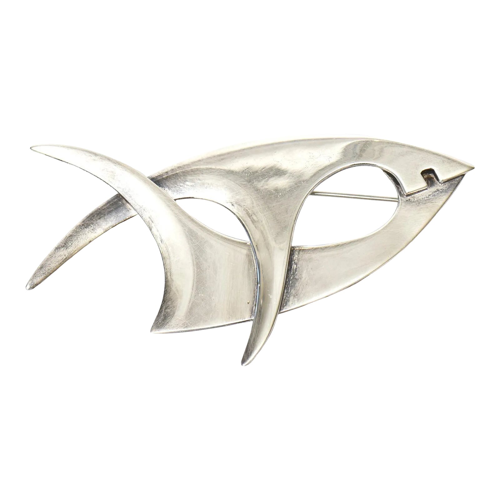 Vintage Sterling Silver Sigi Pineda Hallmarked Modernist Abstract Pin ...