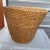 Boho Chic Woven Seagrass Wastebasket or Plant Holder For Sale - Image 3 of 6