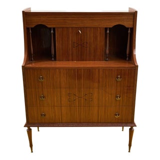 Vintage Wooden Cabinet, 1950s For Sale