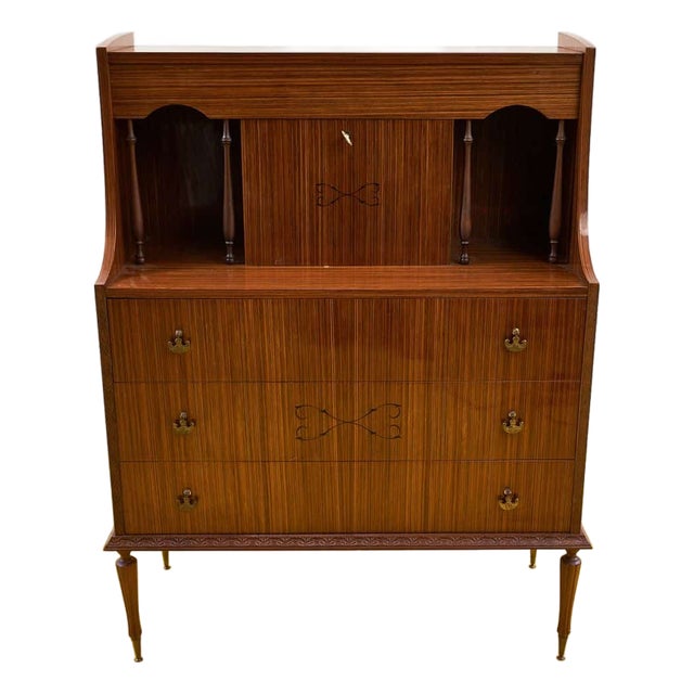 Vintage Wooden Cabinet, 1950s For Sale