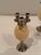 Silver Plate & Ostrich Egg Candlesticks -a Pair For Sale - Image 13 of 14