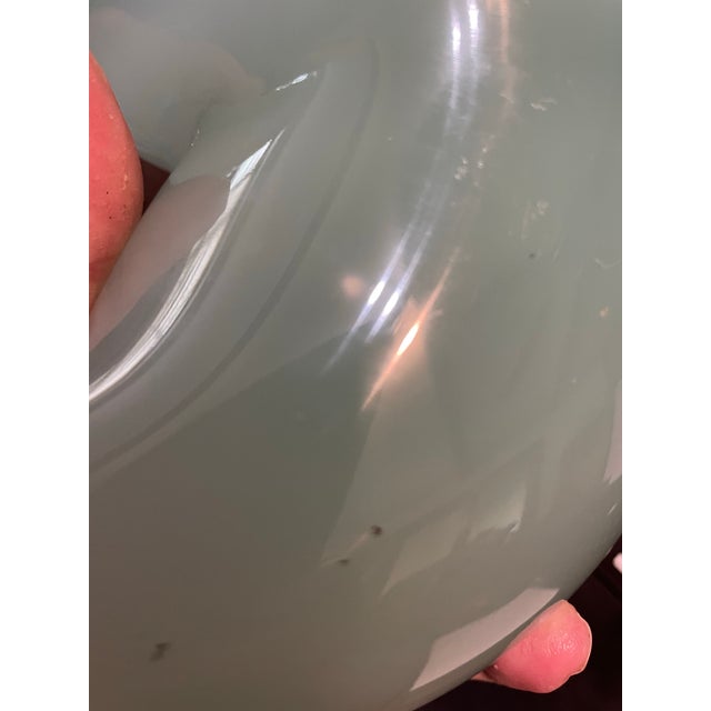 Mint Vintage 1950s Archimede Seguso Murano Glass Shell Bowl For Sale - Image 8 of 8