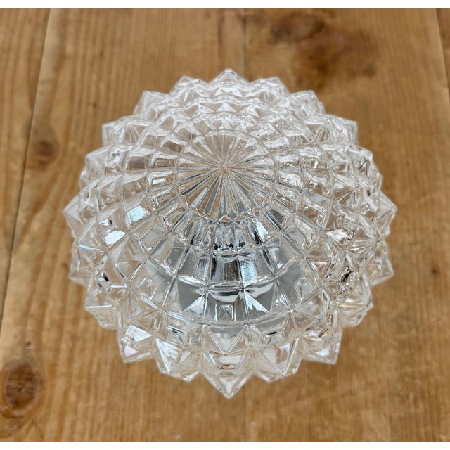 1970s Vintage White Porcelain Ceiling Light, 1970s For Sale - Image 5 of 14