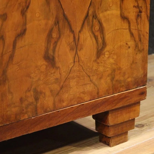 20th Century Italian Art Deco Style Display Cabinet, 1950s For Sale - Image 10 of 13