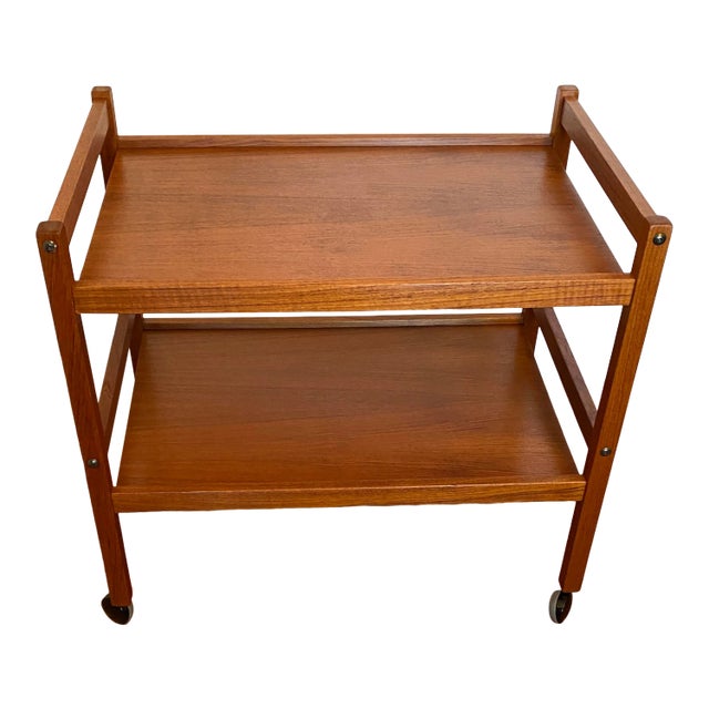 1960s Brdr. Furbo Danish Cocktail Cart For Sale