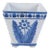 1980s Large Portuguese Blue & White Pottery Jardinière For Sale