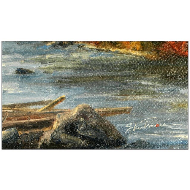 Realism Lewis Falls Oil Painting, Ryan Skidmore For Sale - Image 3 of 5