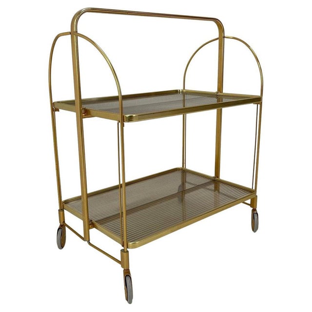 Vintage Folding Serving Cart, 1960s For Sale - Image 14 of 14